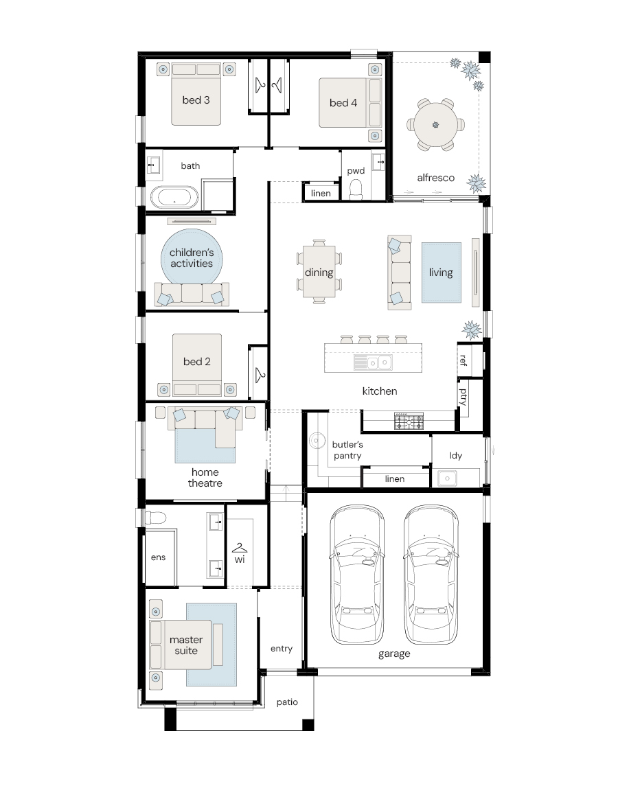 Complete by McDonald Jones at Sussex Inlet Golf Village - Sussex Inlet - Lot 1005 Floorplan