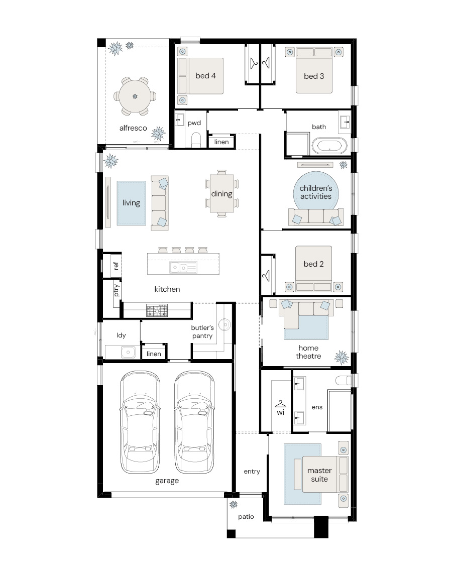 Complete by McDonald Jones at Sussex Inlet Golf Village - Sussex Inlet - Lot 202 Floorplan