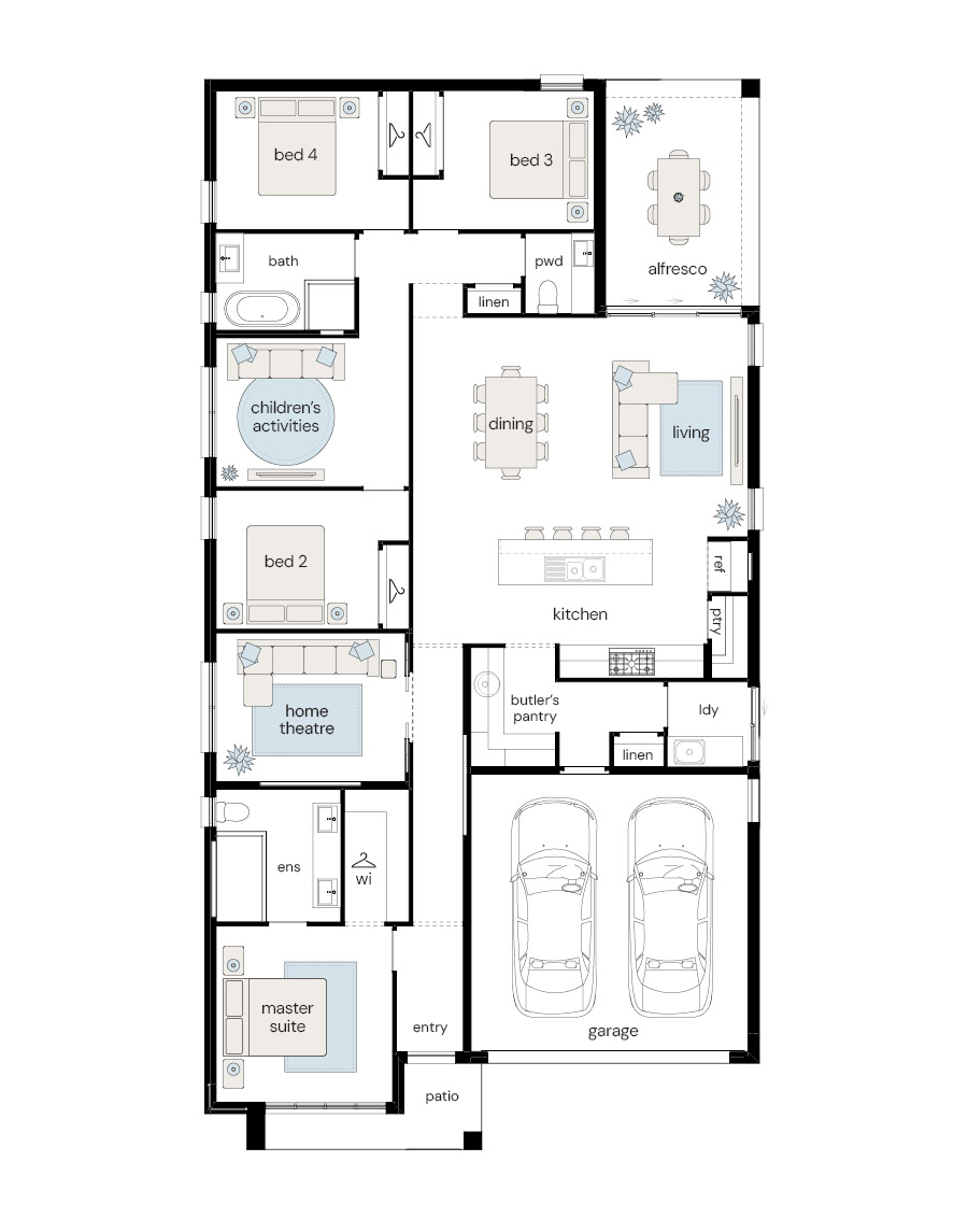Complete by McDonald Jones at Sussex Inlet Golf Village - Sussex Inlet - Lot 206 Floorplan