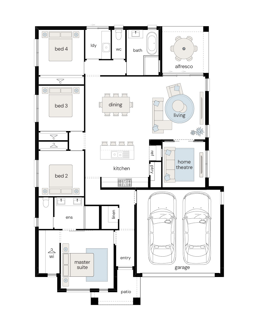 Complete by McDonald Jones at Sussex Inlet Golf Village - Sussex Inlet - Lot 239 Floorplan