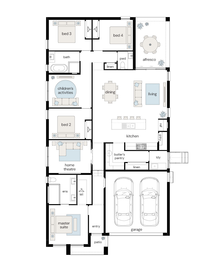 Complete by McDonald Jones at Sussex Inlet Golf Village - Sussex Inlet - Lot 241 Floorplan
