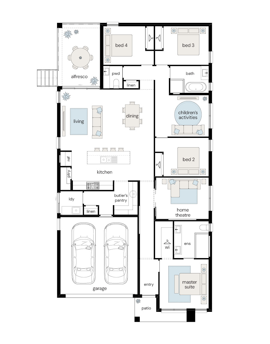 Complete by McDonald Jones at Sussex Inlet Golf Village - Sussex Inlet - Lot 247 Floorplan