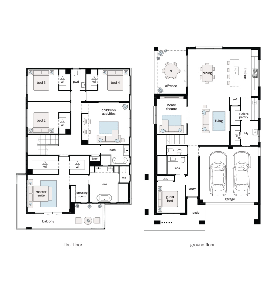 Complete by McDonald Jones at The Gables - Gables - Lot 2008 Floorplan