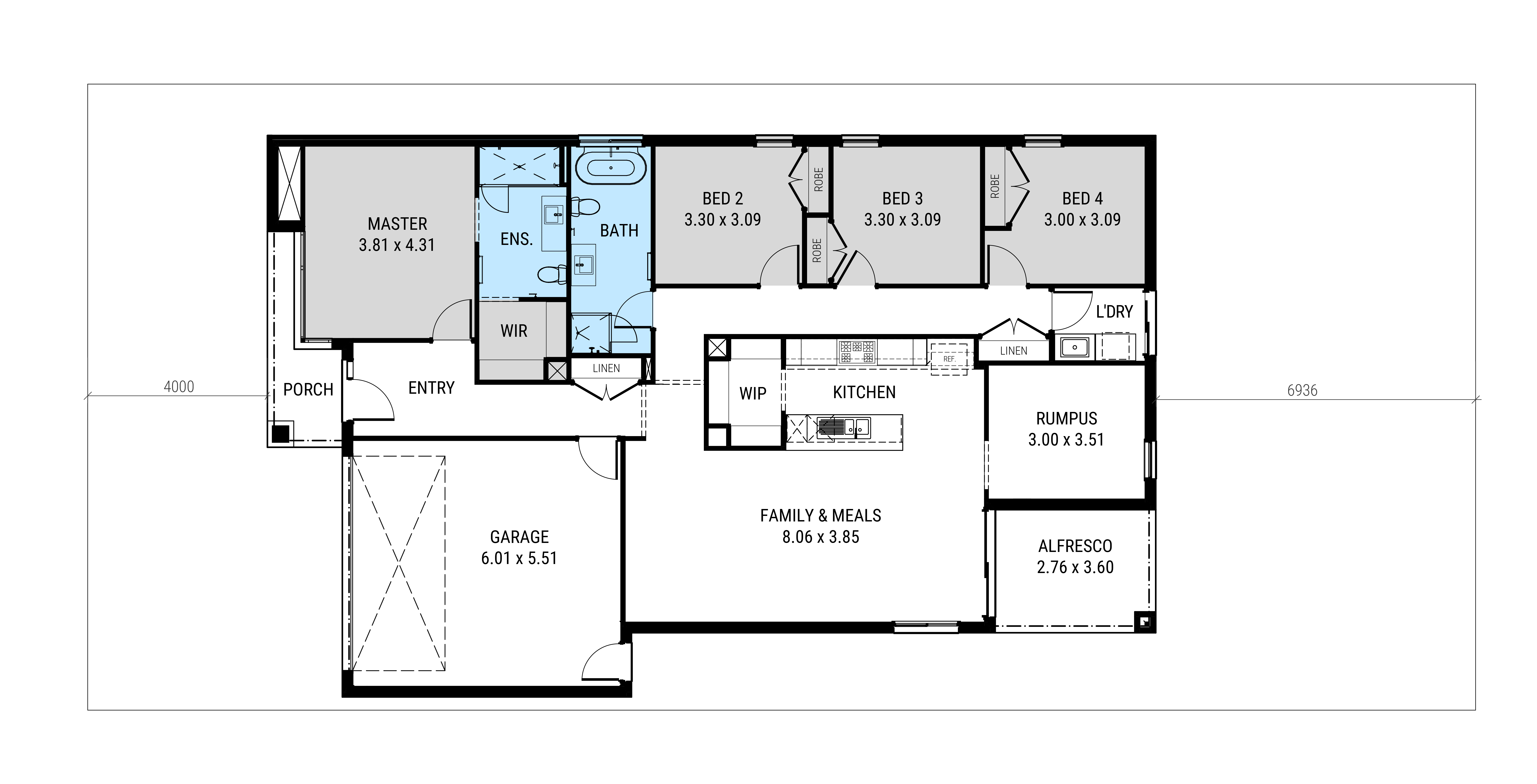 Davis Vineyard Estate - Diggers Rest - Lot 503A Floorplan