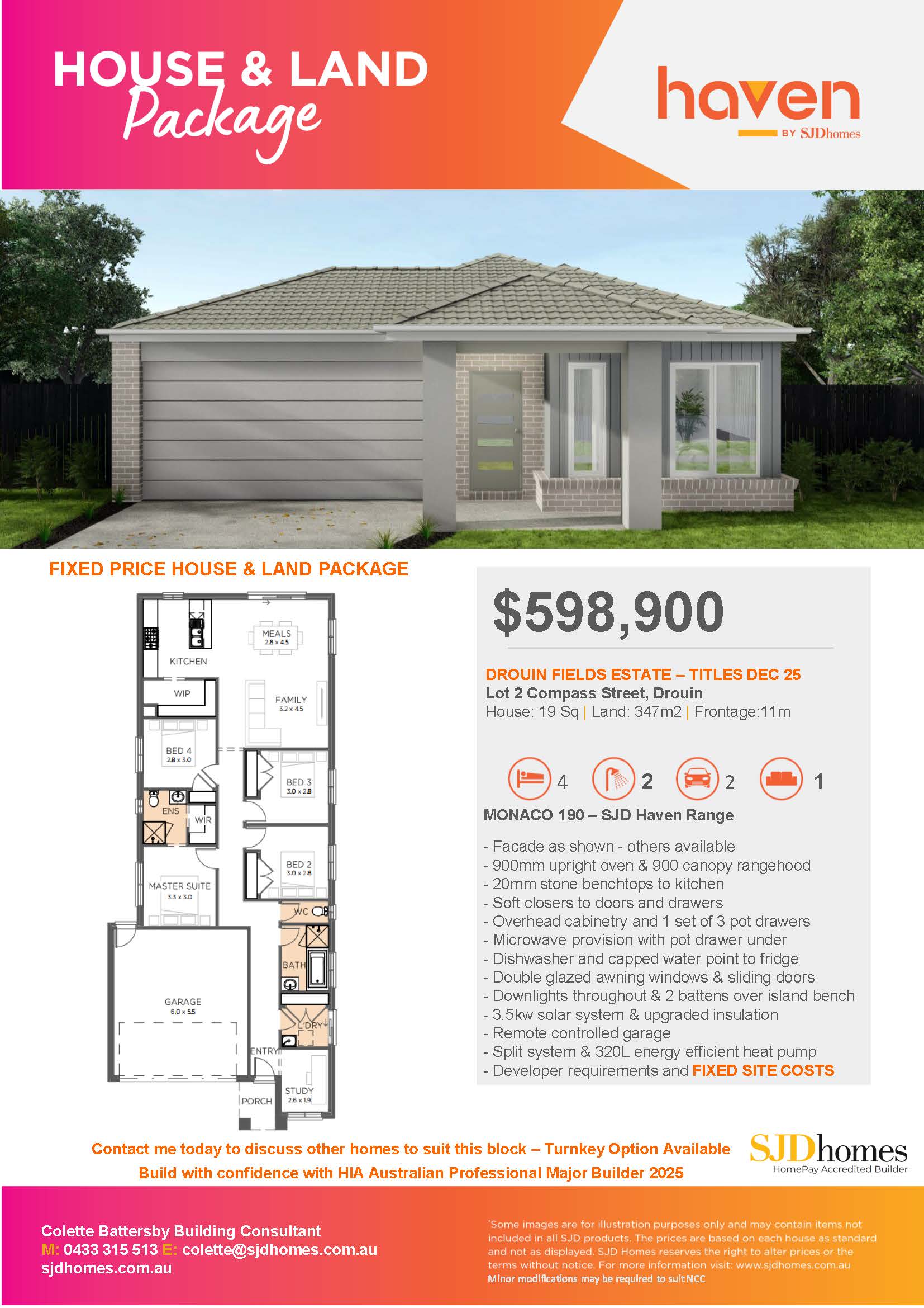 Drouin Fields Estate - Drouin - Lot Lot 2 Promotion/Offer