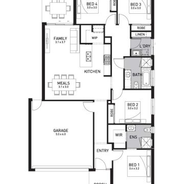 Dunhelen Estate - Greenvale - Lot 146 Floorplan