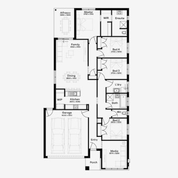 Dunhelen Estate - Greenvale - Lot 212 Floorplan