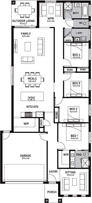 Dunhelen Estate - Greenvale - Lot 221 Floorplan
