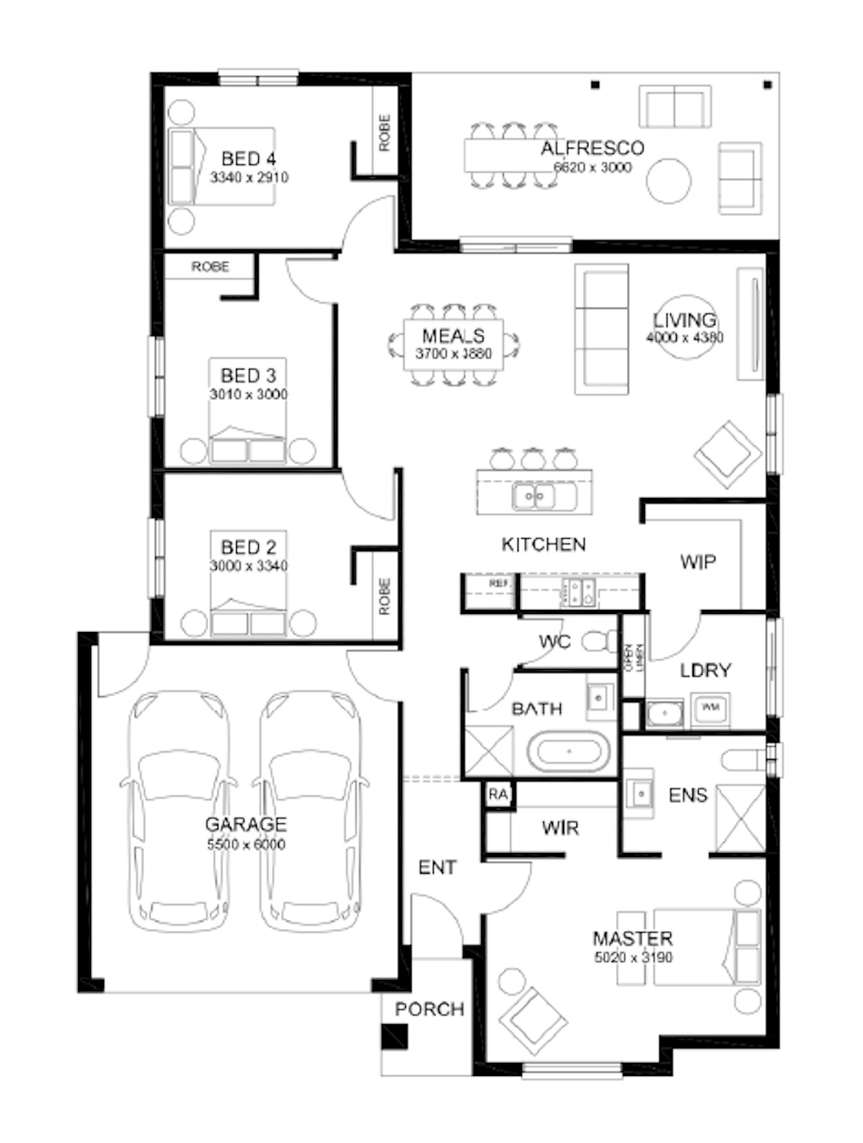 Edgewater Estate - San Remo - Lot 219 Floorplan