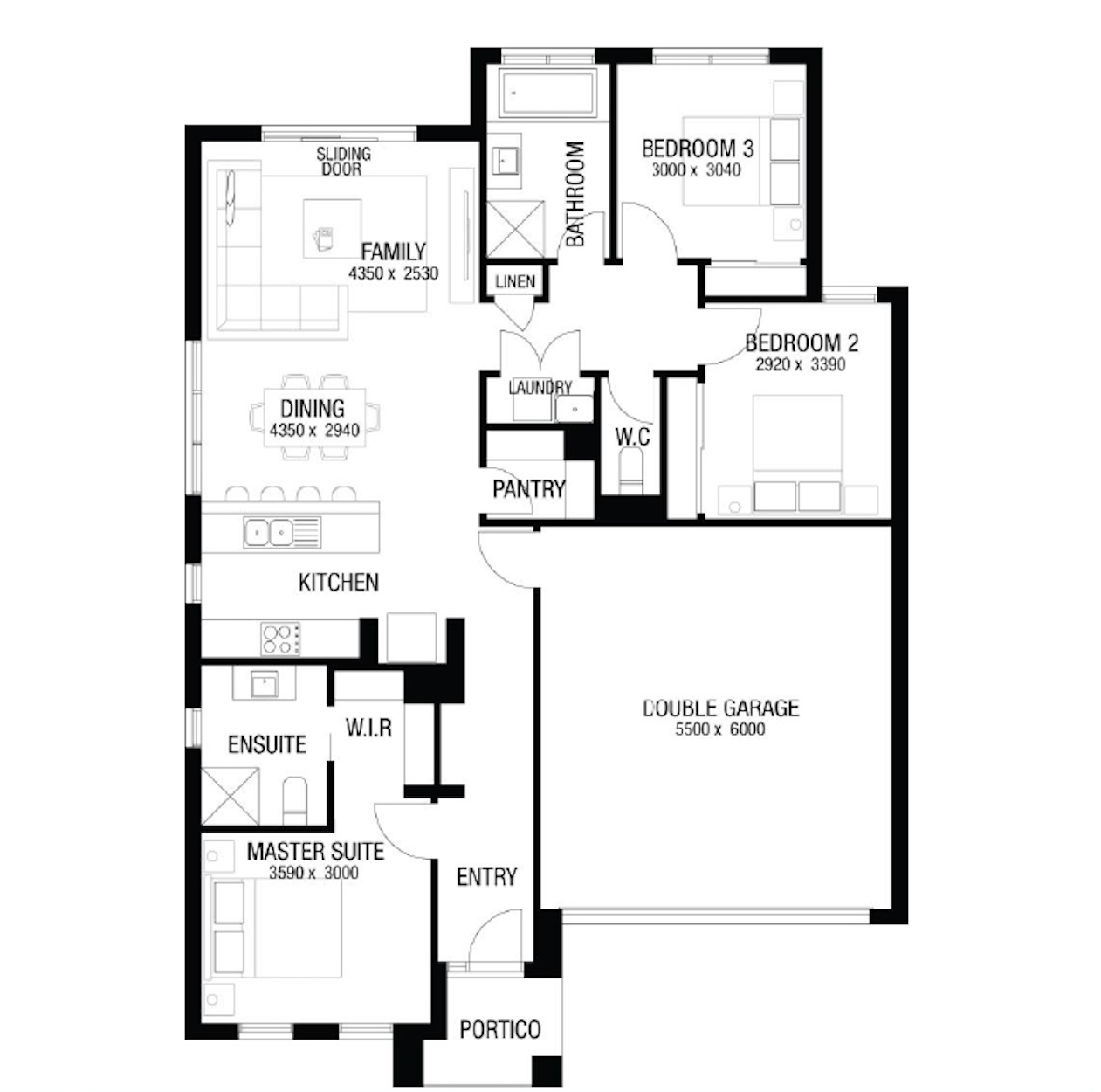 Edgewater Estate - San Remo - Lot 243 Floorplan