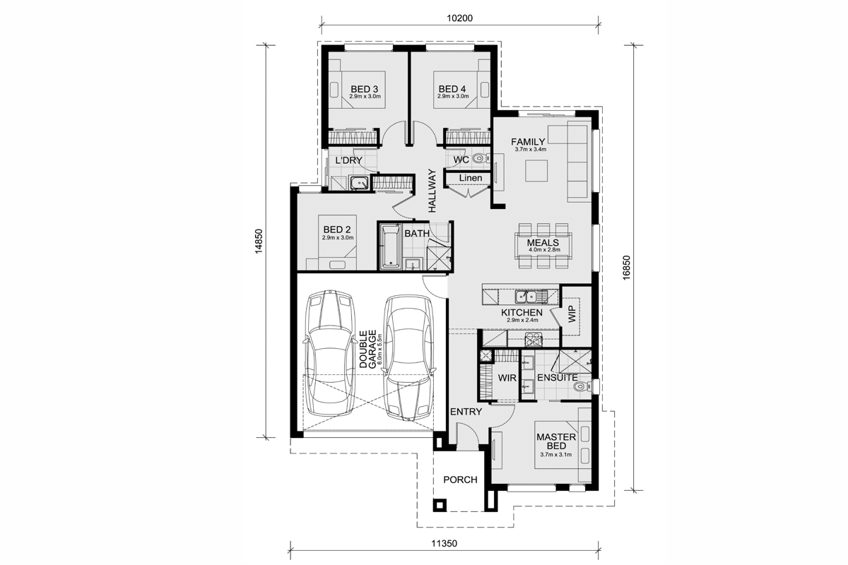 Elinya Estate - Bonnie Brook - Lot 307 Floorplan