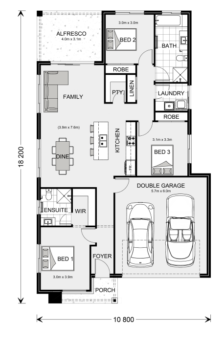 Emerald Views Estate - Diamond Creek - Lot 11 Floorplan