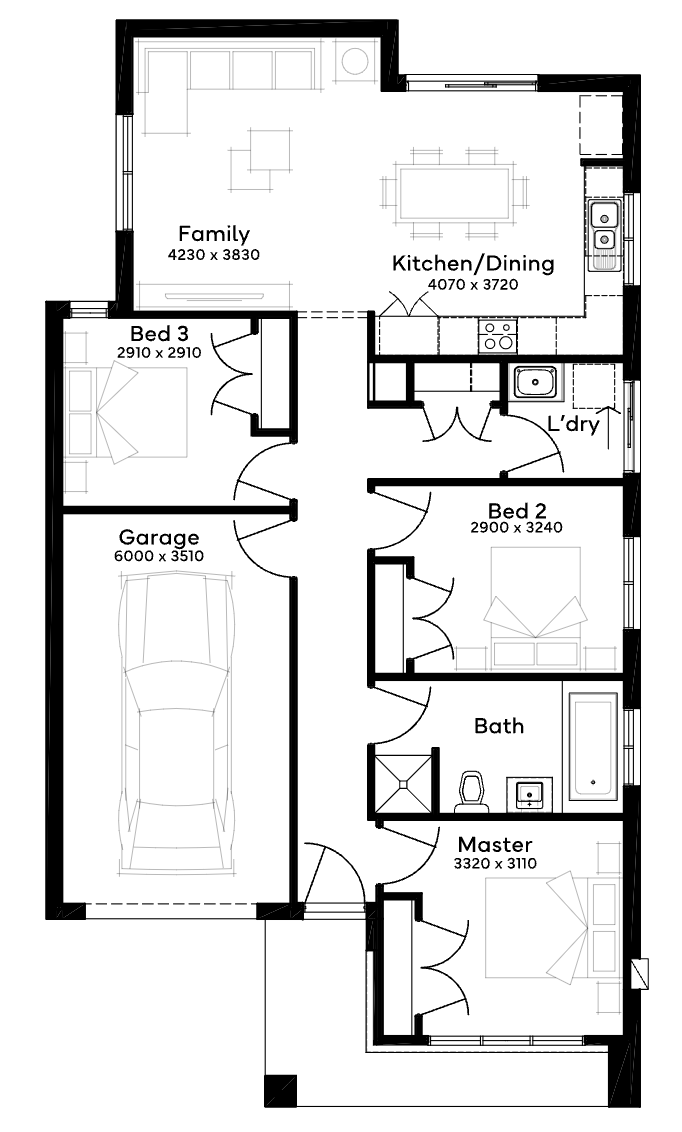 Emerald Views Estate - Diamond Creek - Lot 6 Floorplan