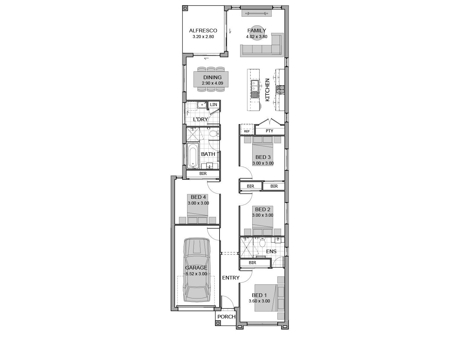 Eucalypt Grove Estate - Austral - Lot 202 Floorplan