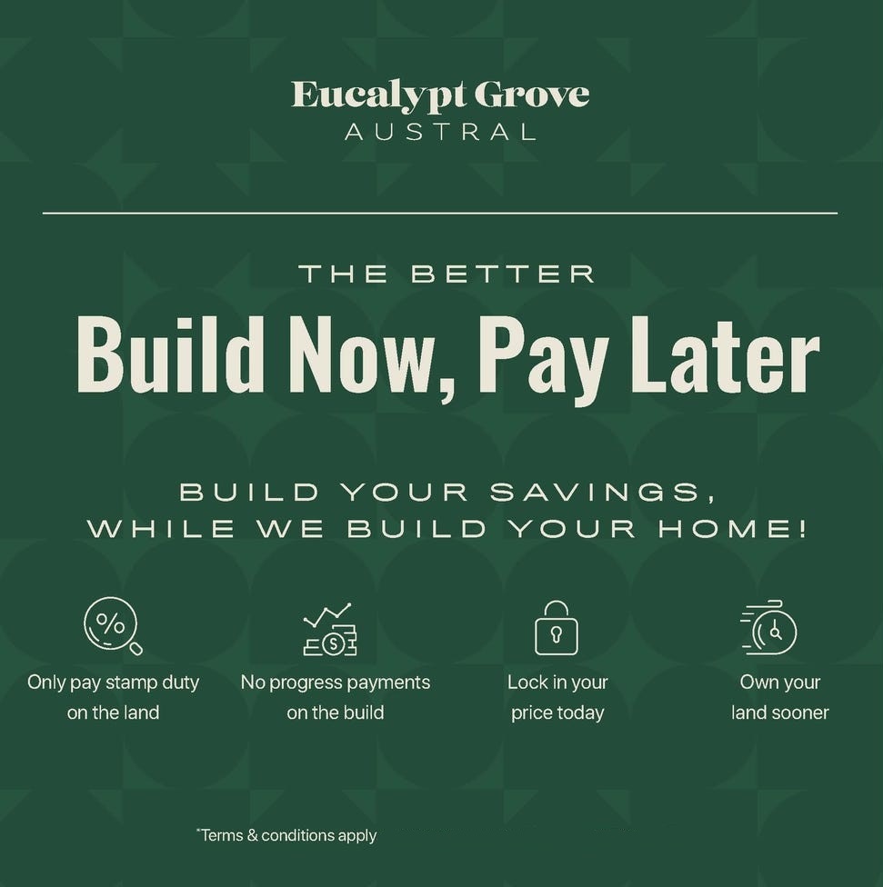 Eucalypt Grove Estate - Austral - Lot 203 Promotion/Offer