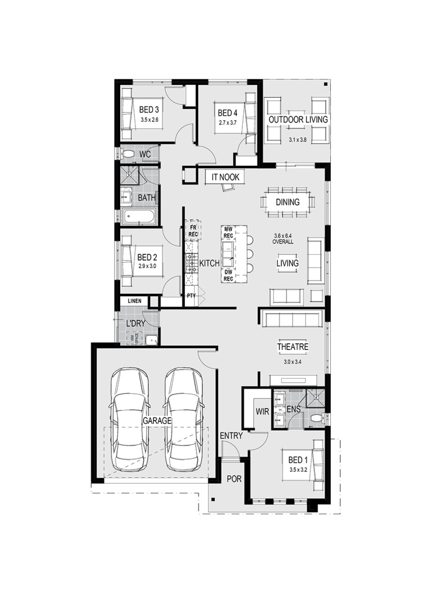 Everley Estate - Sunbury - Lot 6220 Floorplan