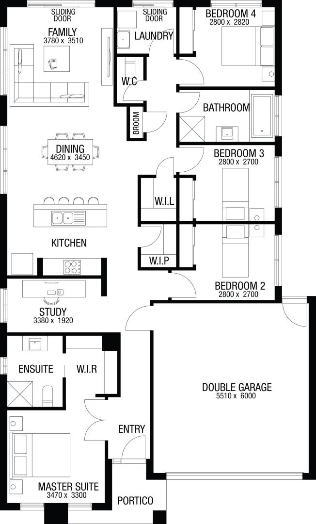 Everley Estate - Sunbury - Lot 923 Floorplan