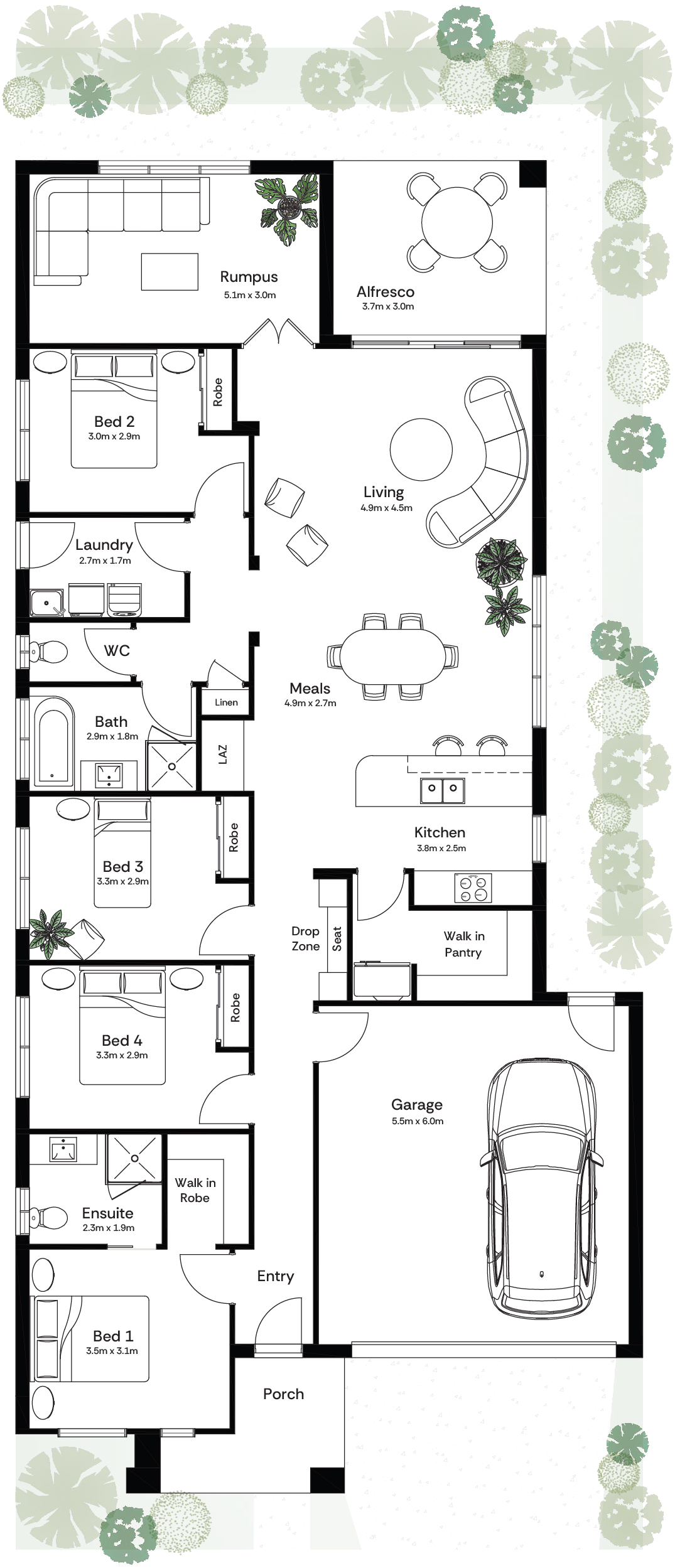 Everley Estate - Sunbury - Lot 941 Floorplan