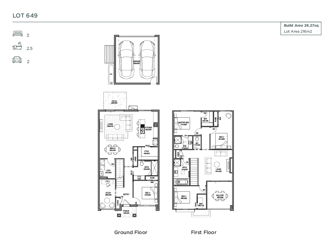 Glenvill Homes at Stockland Banksia - Armstrong Creek - Lot 649