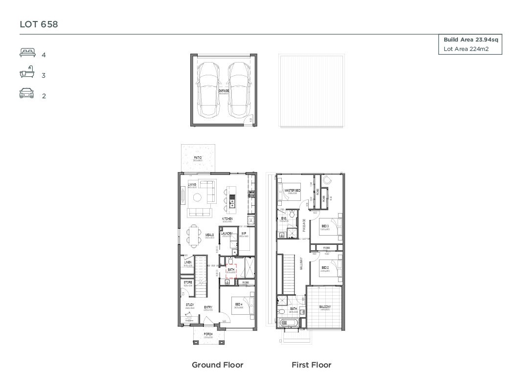Glenvill Homes at Stockland Banksia - Armstrong Creek - Lot 658