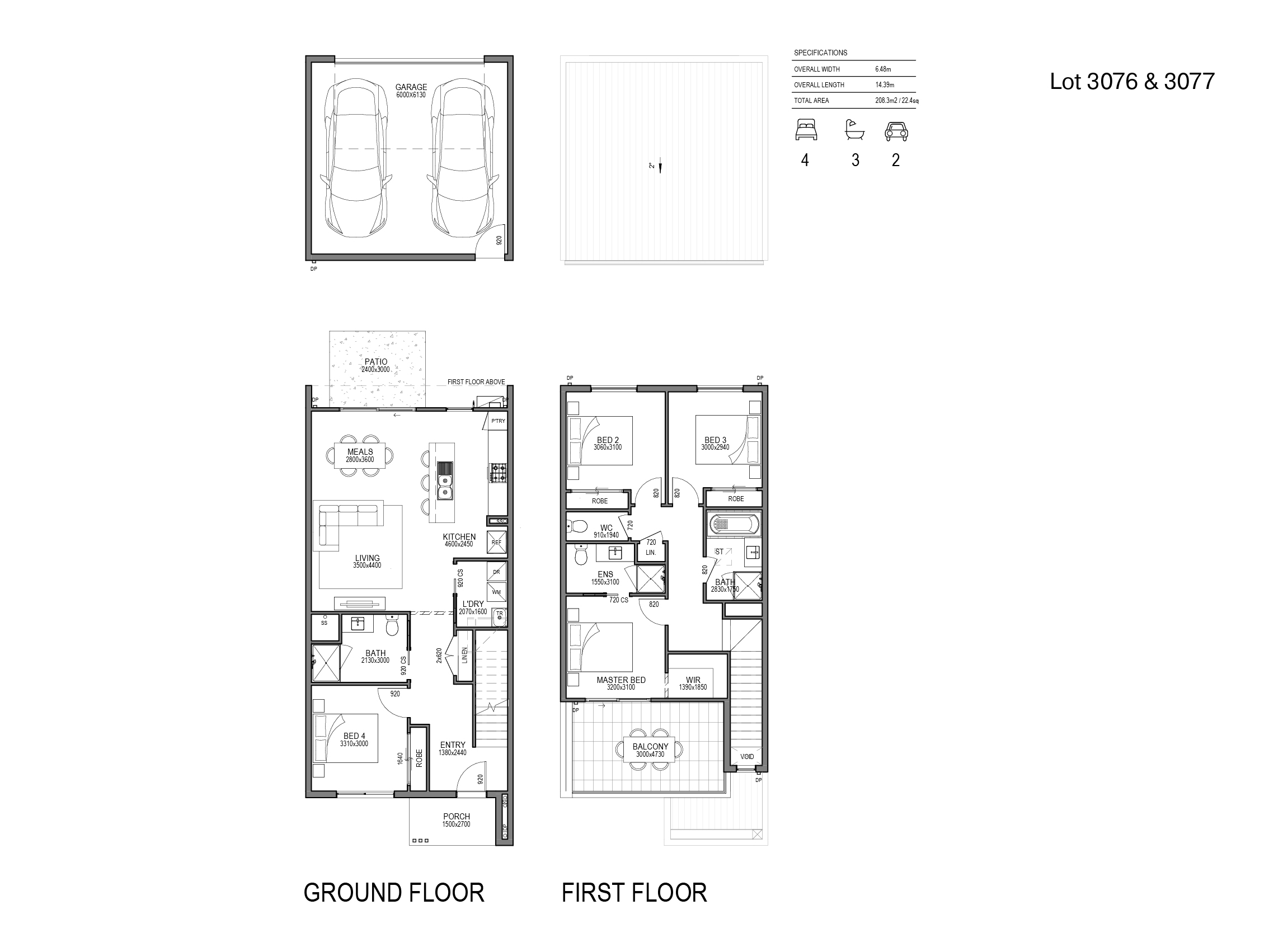 Glenvill Homes at Stockland Grandview - Truganina - Lot 3076 Floorplan