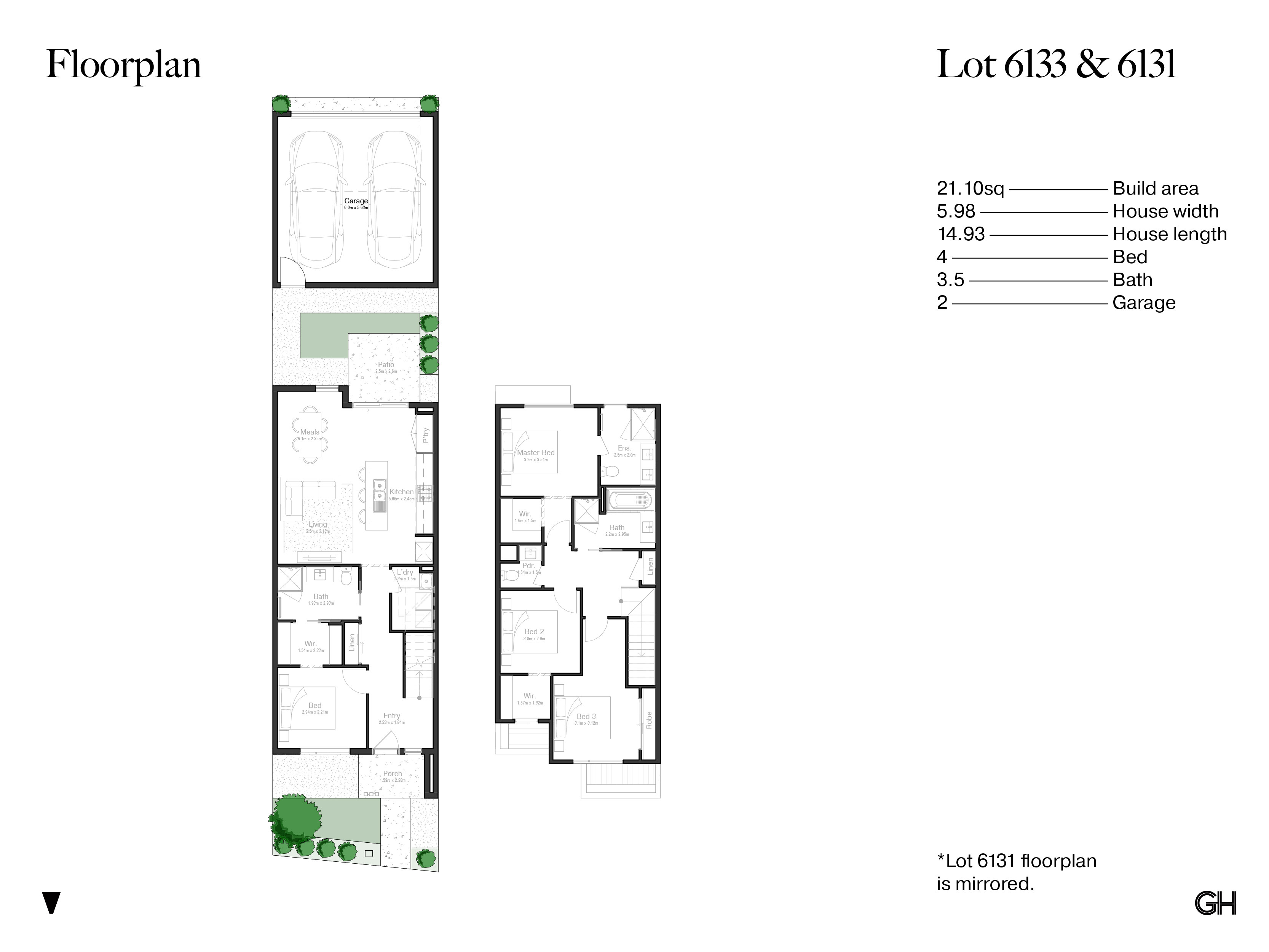Glenvill Homes on Centre Road, Alira - Berwick - Lot 6131 Floorplan