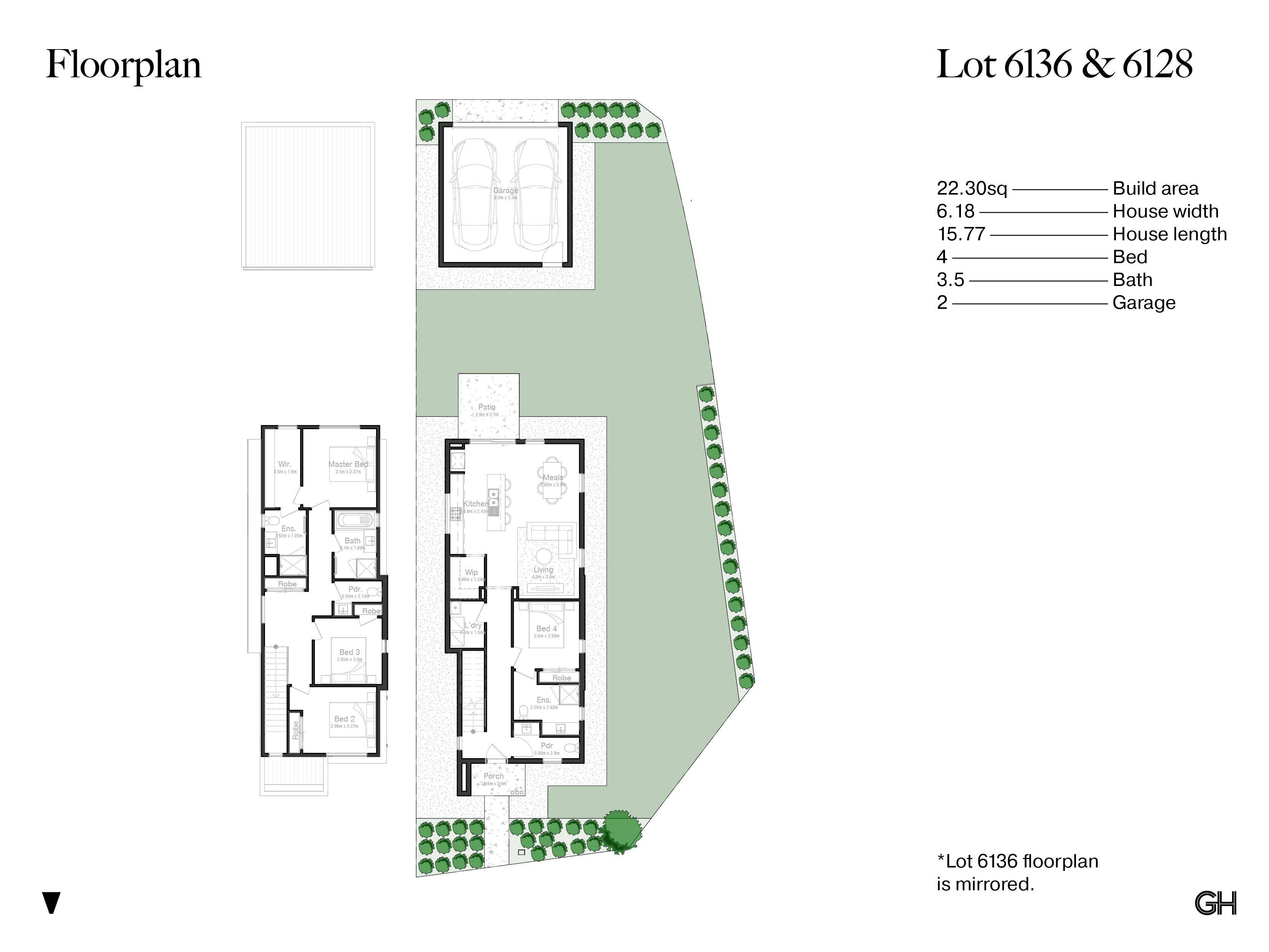 Glenvill Homes on Centre Road, Alira - Berwick - Lot 6136 Floorplan