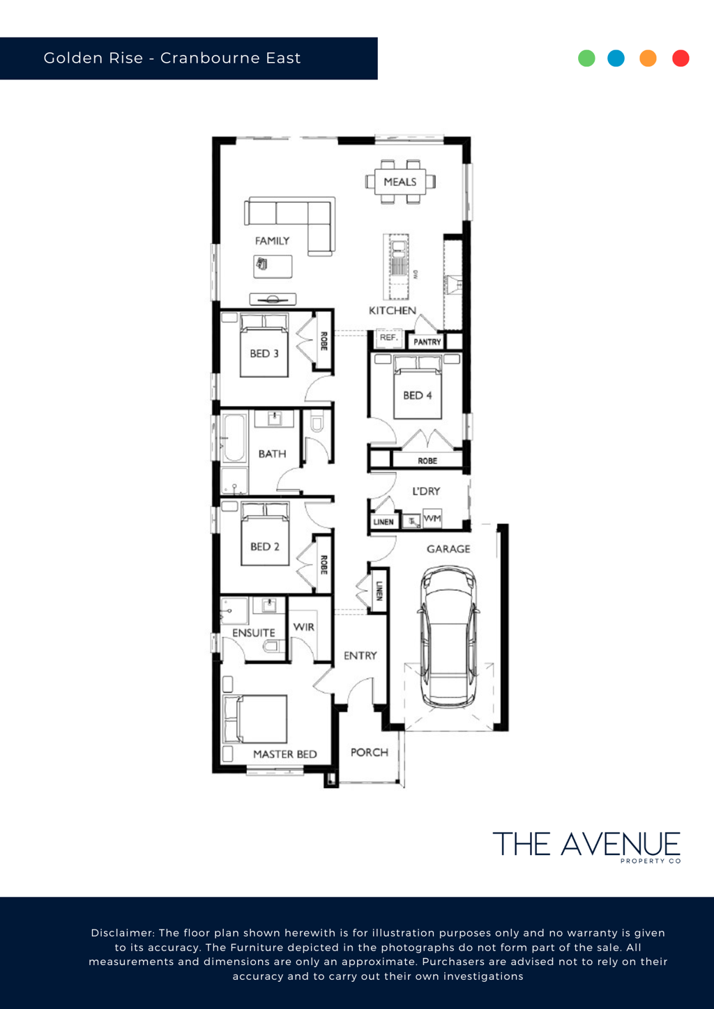 Golden Rise Estate - Cranbourne East - Lot 2 Floorplan