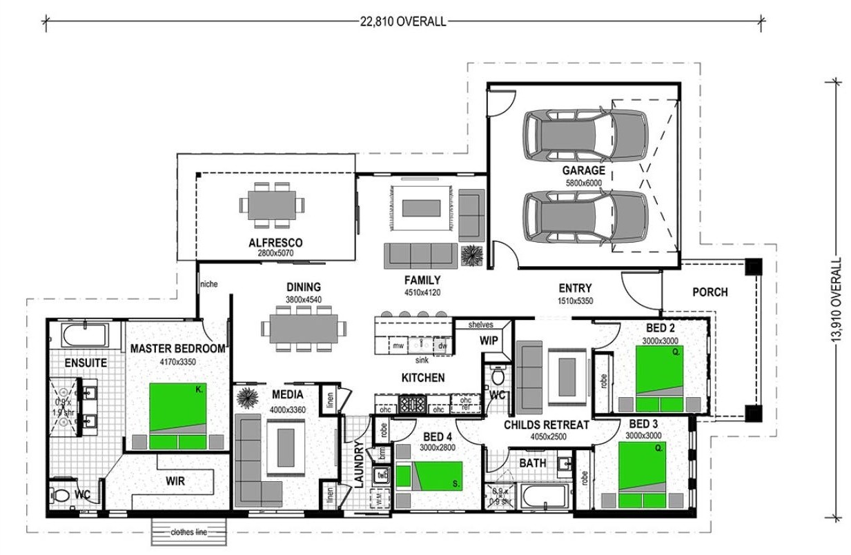 Haven Estate - Cambewarra - Lot 404 Floorplan
