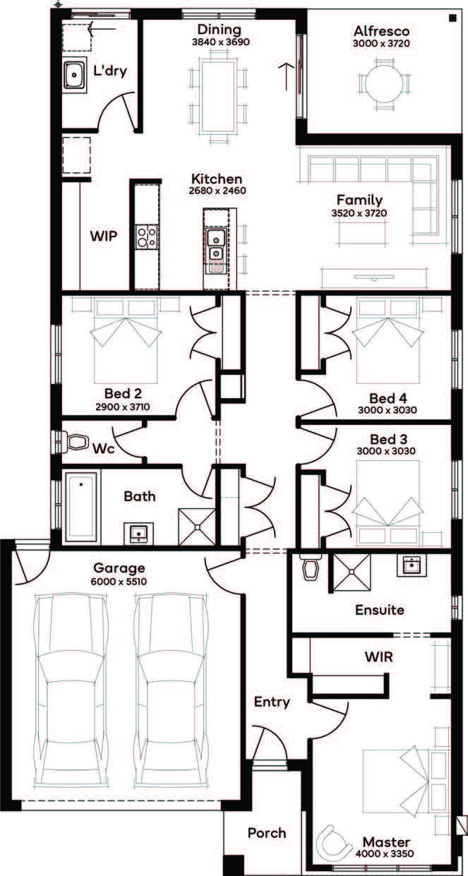 Heartford Estate - Donnybrook - Lot 509.1 Floorplan