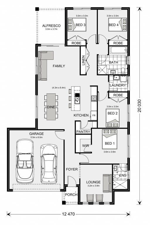 Heirloom Estate - Swan Hill - Lot 30 Floorplan