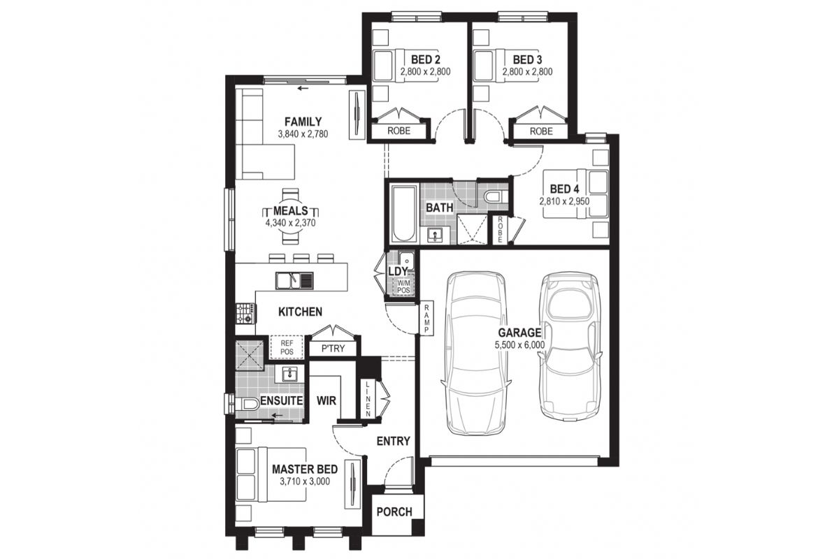 Heritage Estate - Moe - Lot 104 Floorplan