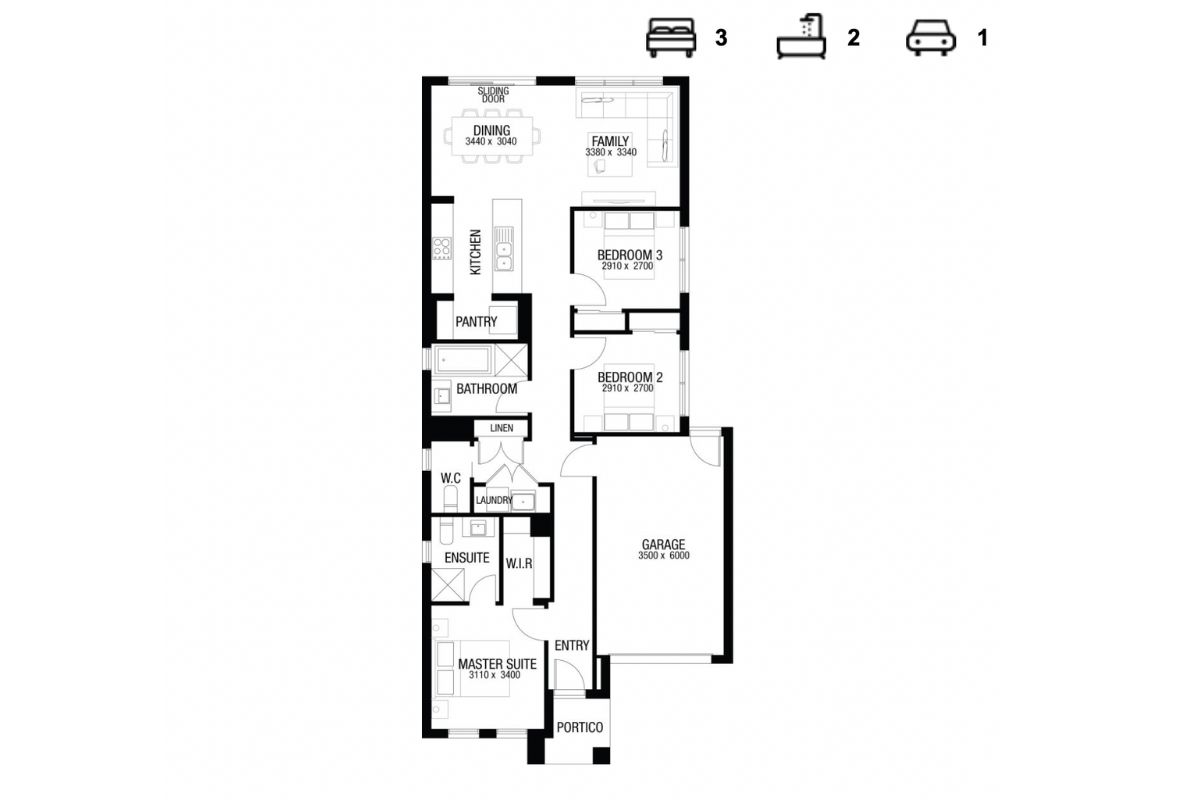 Heritage Estate - Moe - Lot 104 Floorplan