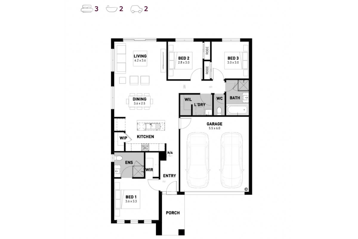 Heritage Estate - Moe - Lot 105 Floorplan