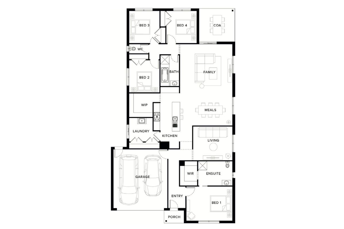 Heritage Estate - Moe - Lot 105 Floorplan
