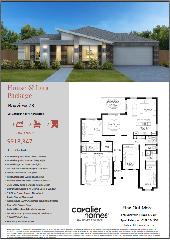 Hidden Valley Estate - Kennington - Lot 1