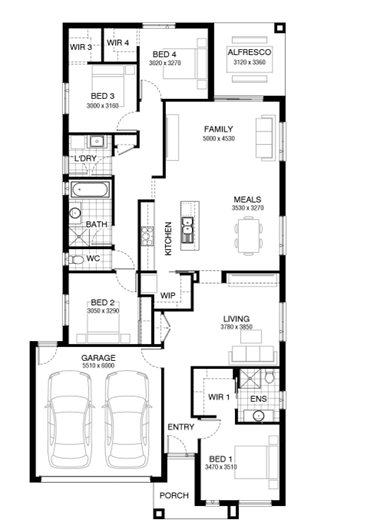Highfields Estate - Drouin - Lot 20 Floorplan