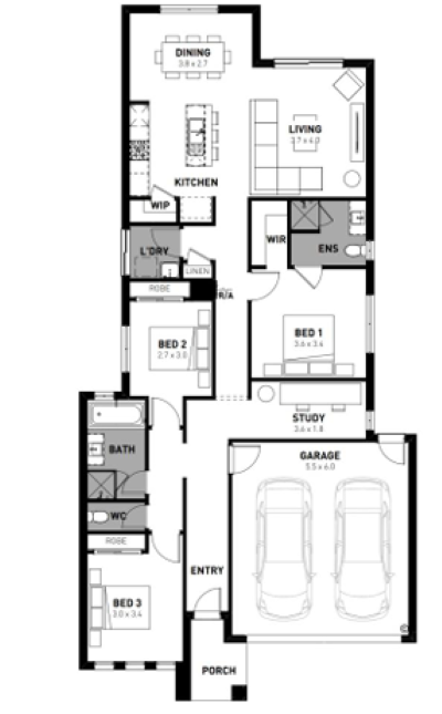 Highfields Estate - Drouin - Lot 41 Floorplan