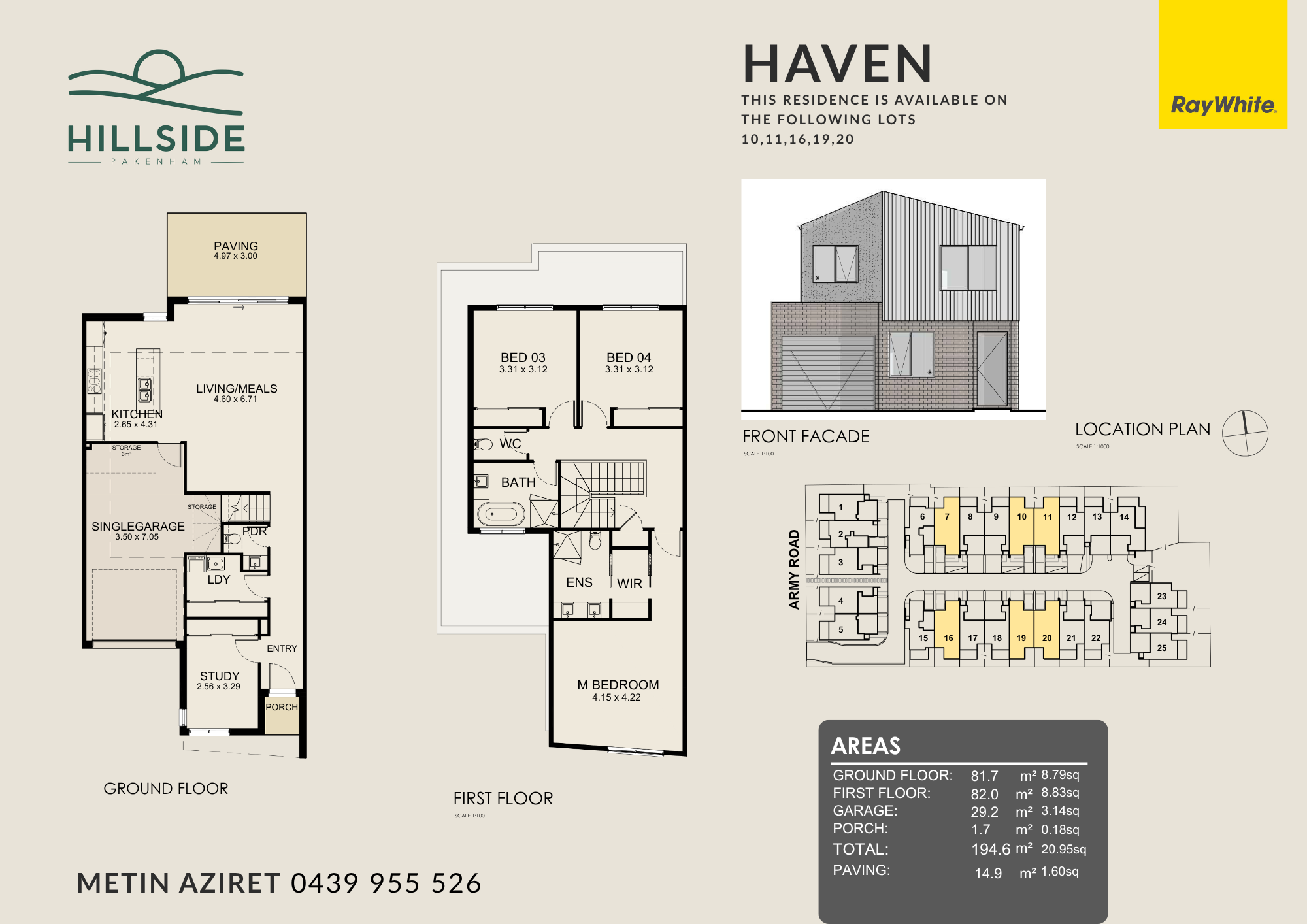 Hillside - Pakenham - Lot 11 Floorplan