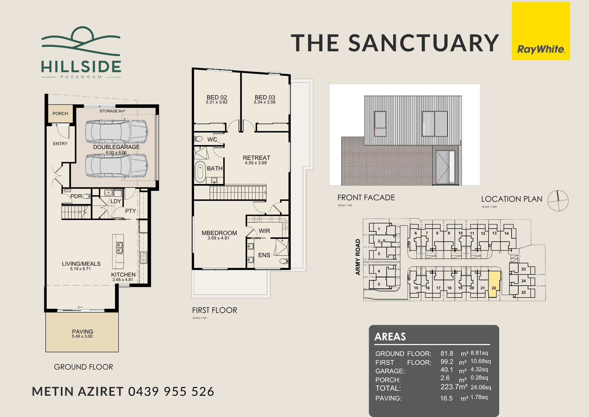 Hillside - Pakenham - Lot 22 Floorplan