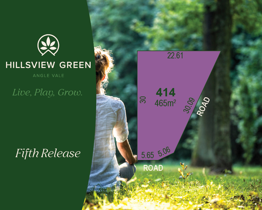 Hillsview Green Estate - Angle Vale - Lot 414