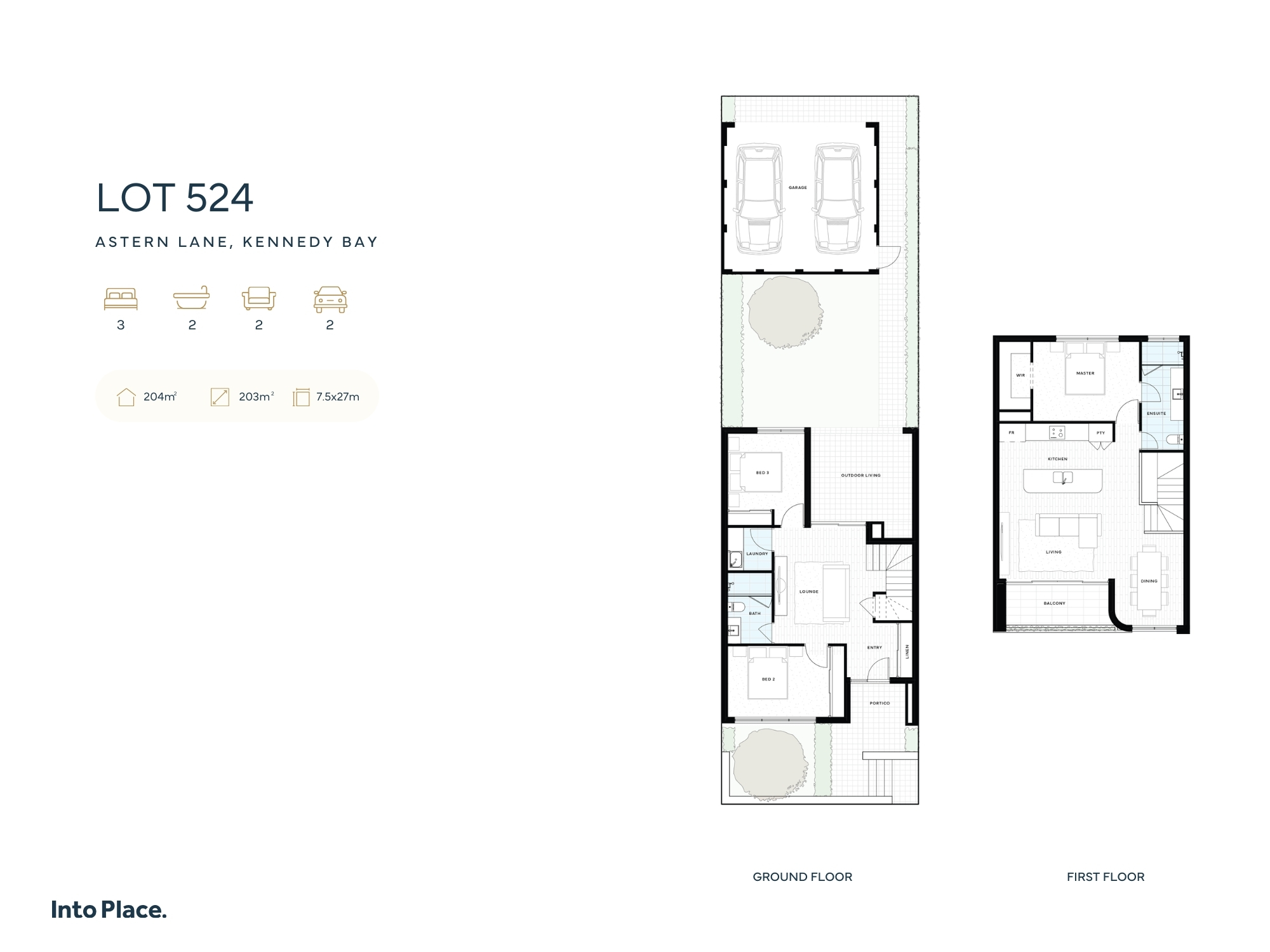 Into Place @ Astern Lane, Kennedy Bay - Port Kennedy - Lot 524 Floorplan