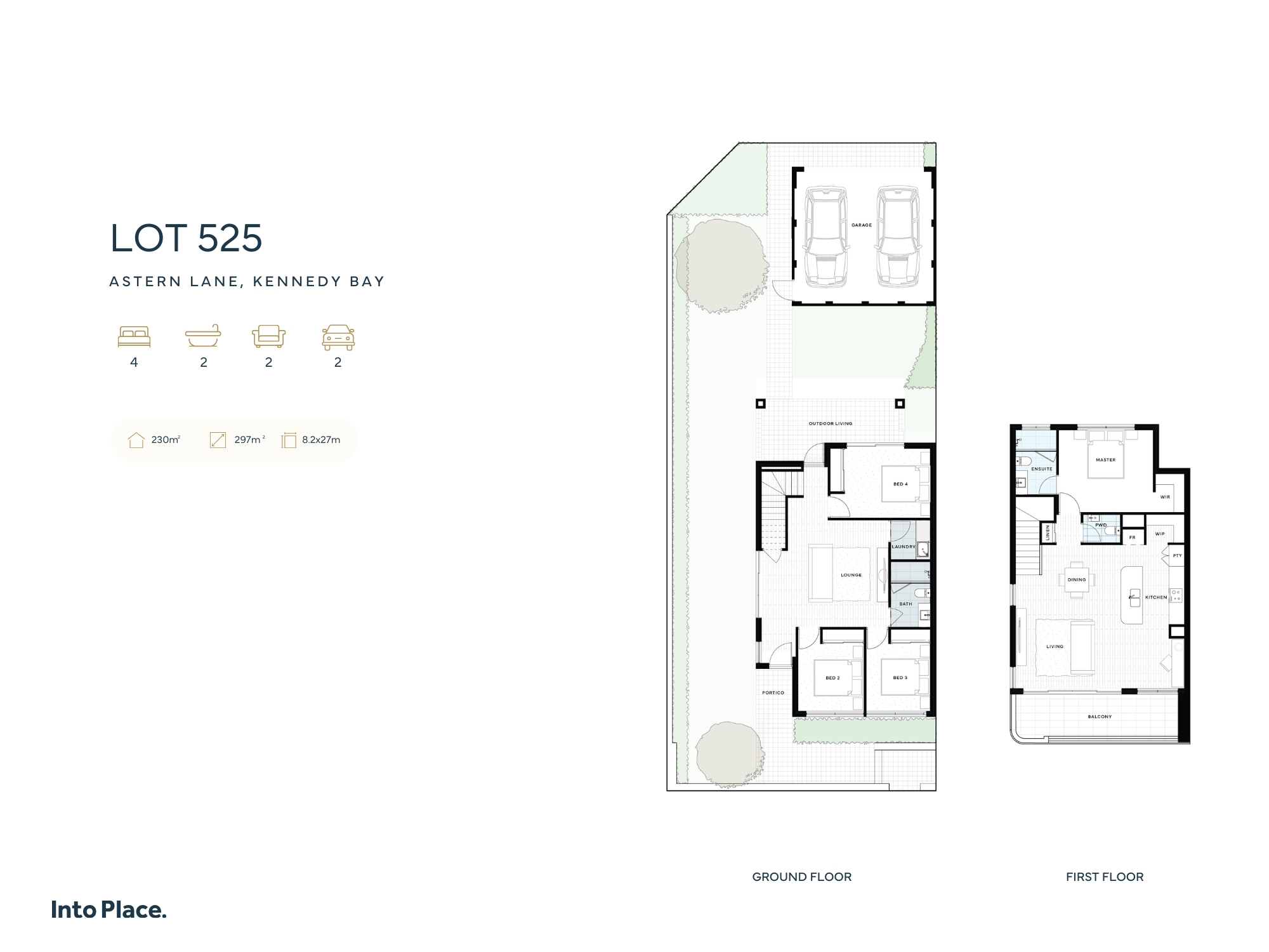 Into Place @ Astern Lane, Kennedy Bay - Port Kennedy - Lot 525 Floorplan