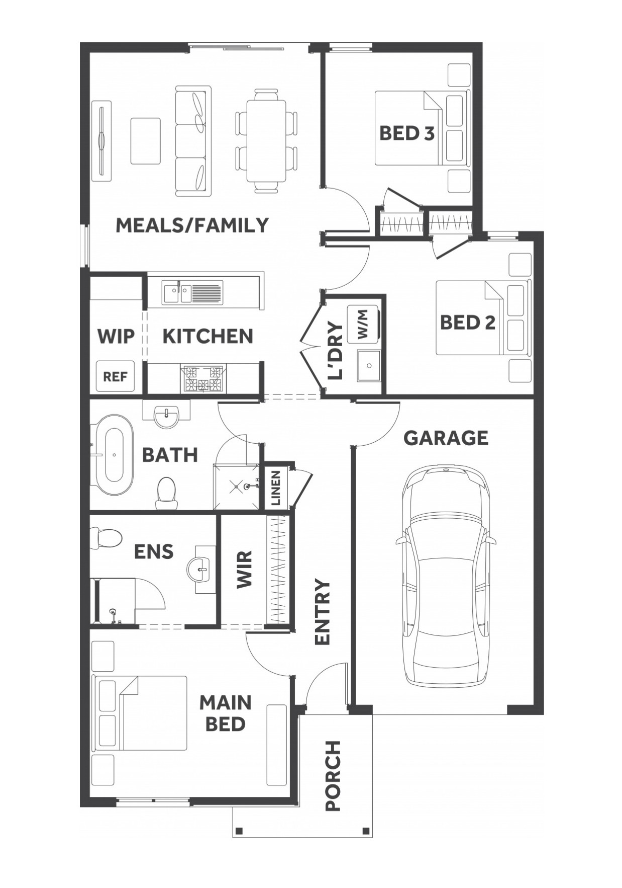 Kelly on Lithgow Estate - Beveridge - Lot 34 Floorplan