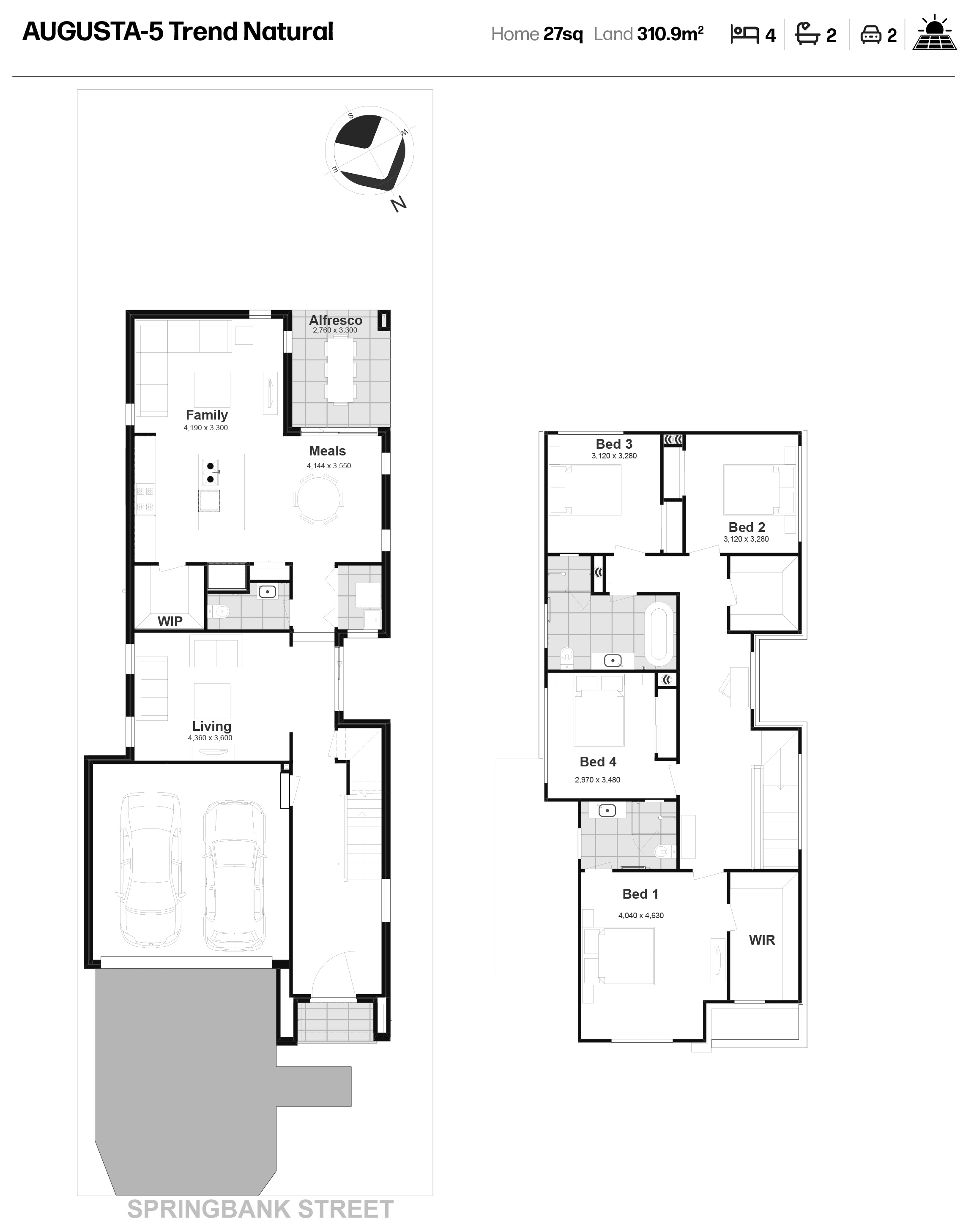 Killarney Estate - Box Hill - Lot 1727 Floorplan