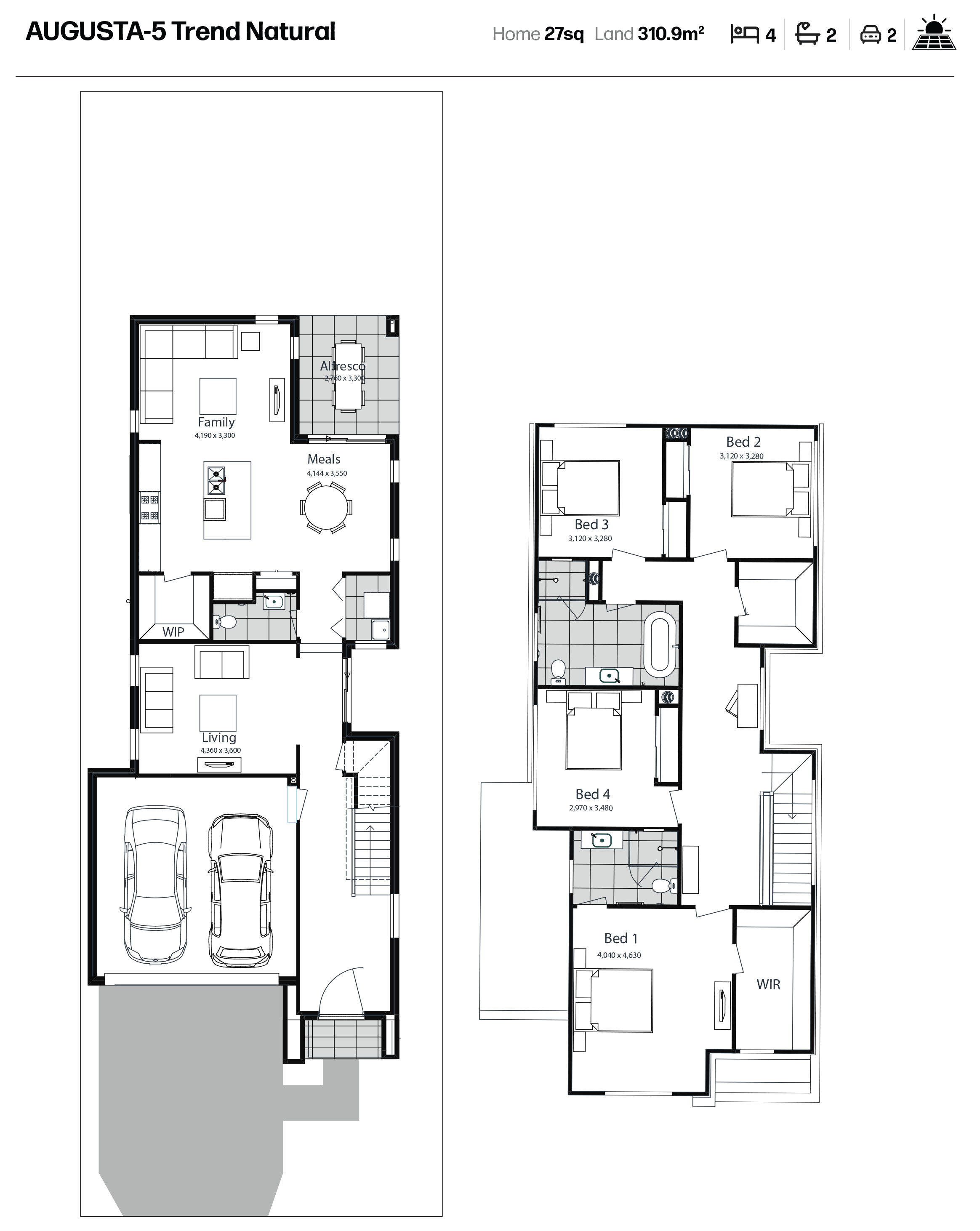 Killarney Estate - Box Hill - Lot 3 Floorplan
