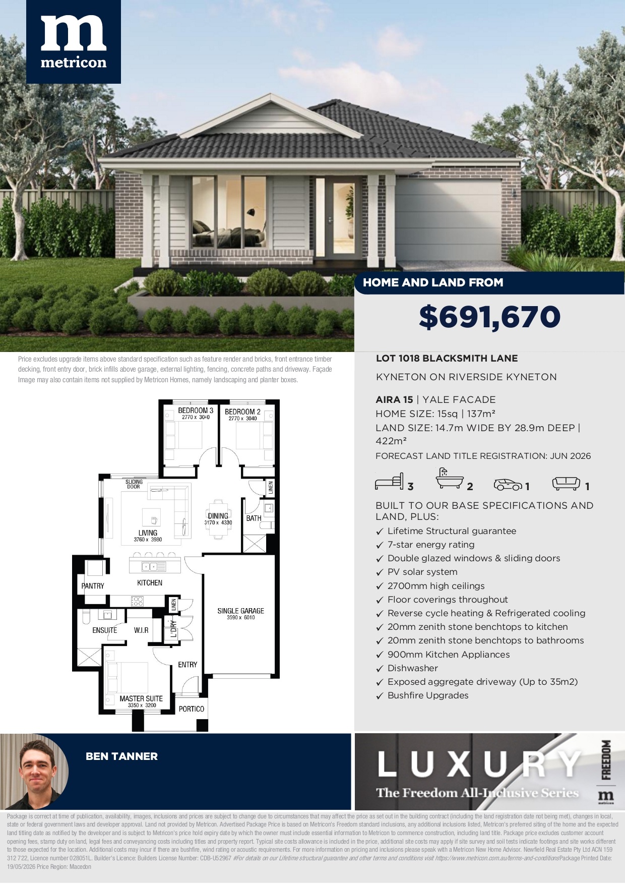 Kyneton on Riverside Estate - Kyneton - Lot 1018
