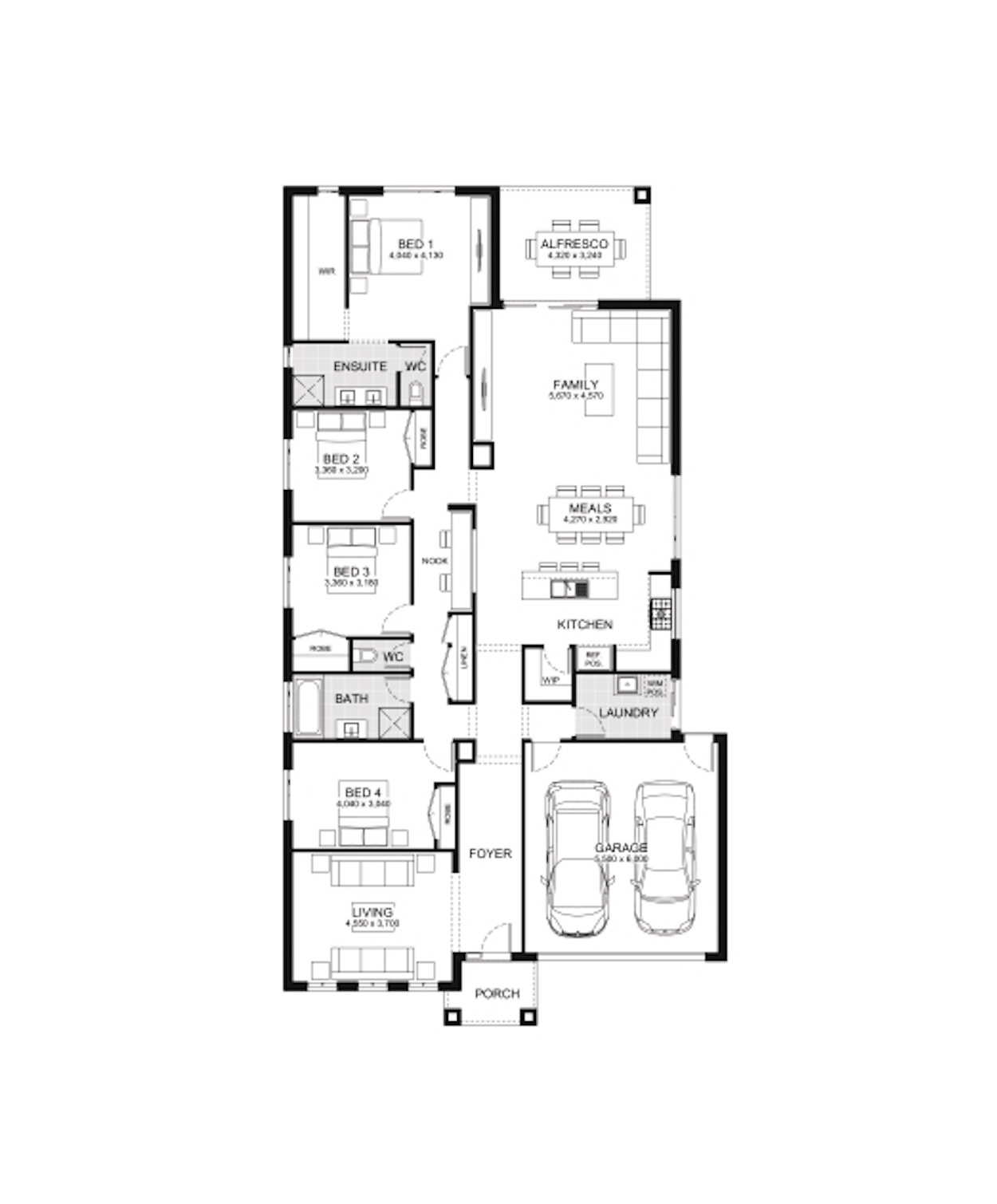Lakeside - Colac - Lot 24 Floorplan