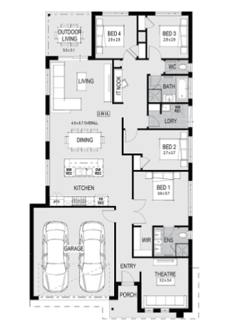 Little Springs Estate - Deanside - Lot 425 Floorplan