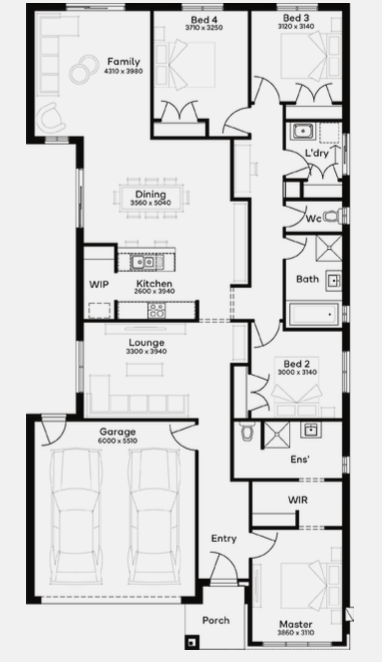 Little Springs Estate - Deanside - Lot 537 Floorplan